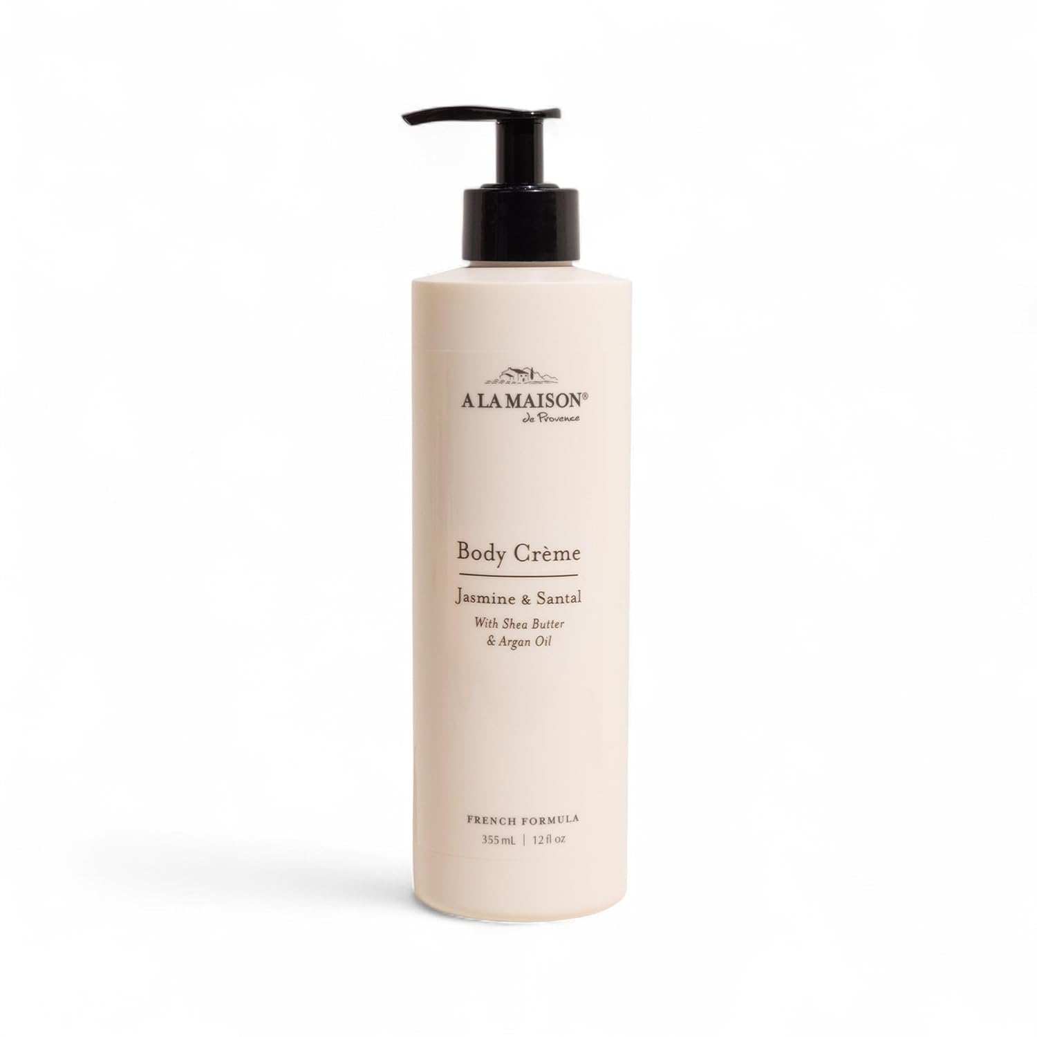 A LA MAISON body crème bottle